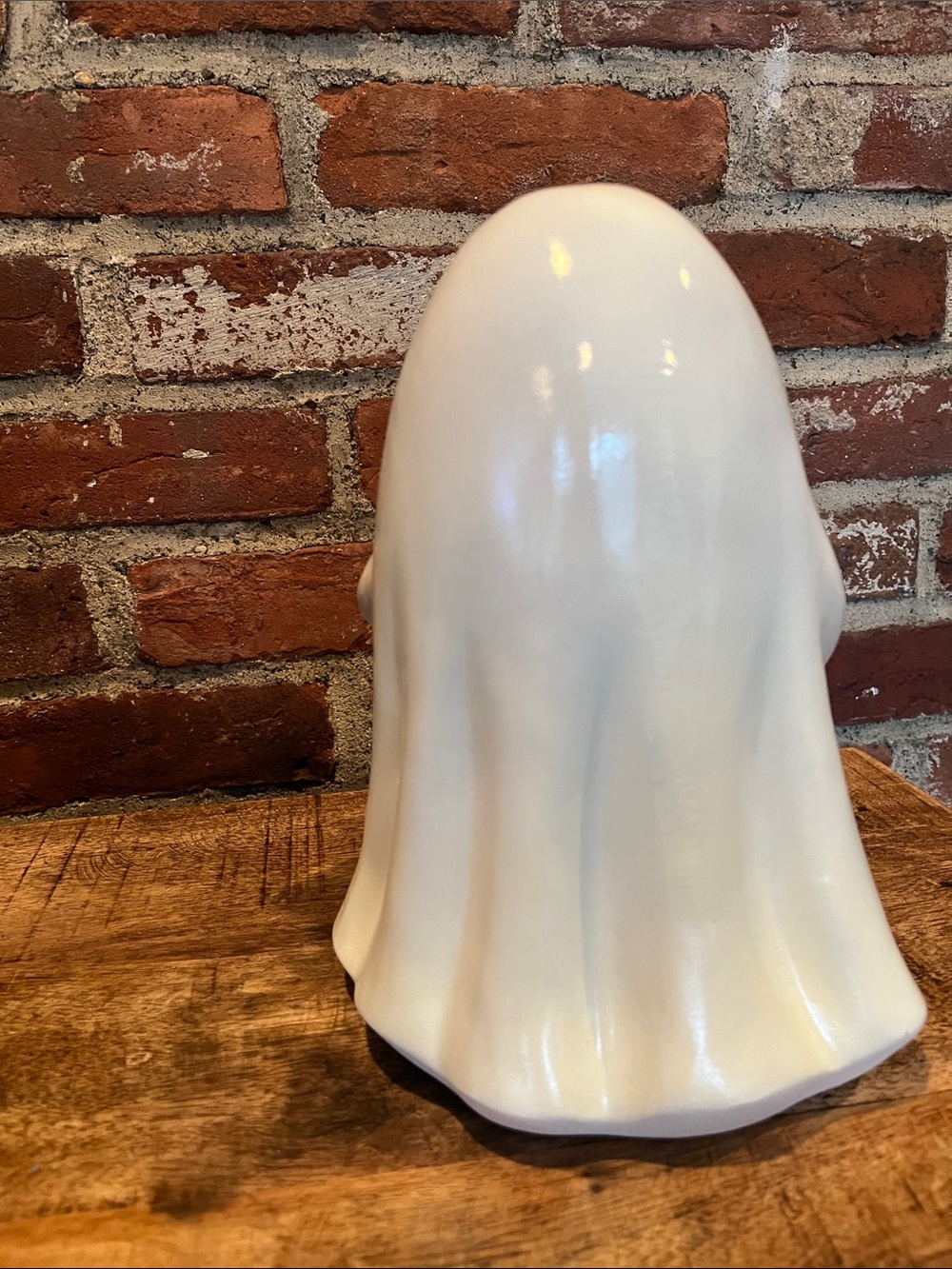 Ghost & One-Eyed Monster resin Figurine - White and Purple Home Accent - Picture 3 of 9